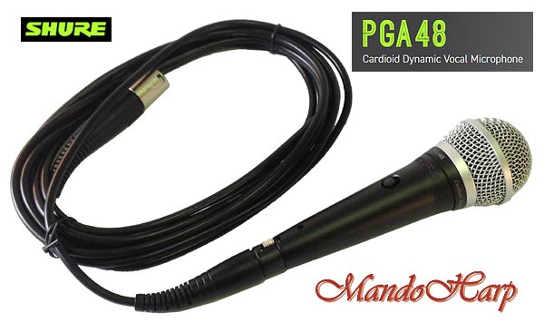 MandoHarp - Shure PGA48 Dynamic Vocal Microphone
