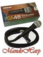 MandoHarp - Shure PGA48 Dynamic Vocal Microphone
