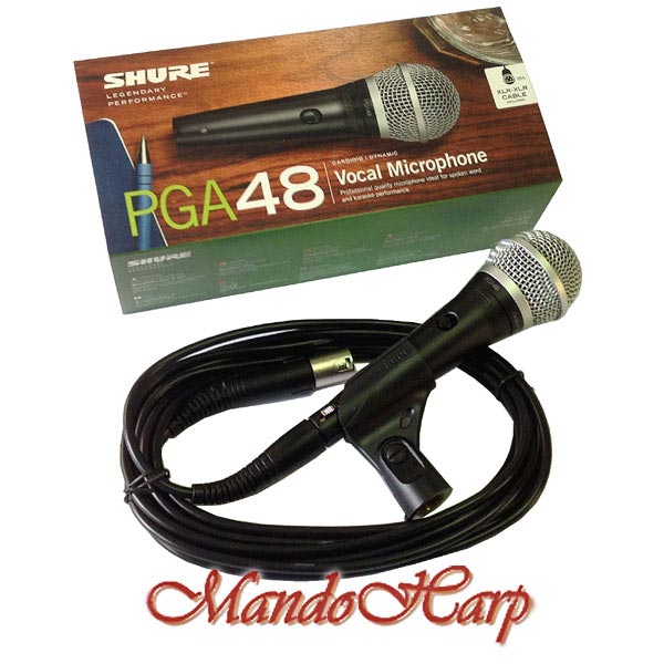 MandoHarp - Shure PGA48 Dynamic Vocal Microphone