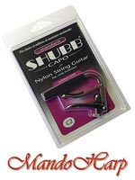 MandoHarp - Shubb Standard Capo - C2 for Nylon String Guitar - Polished Nickel