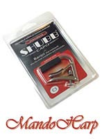 MandoHarp - Shubb Standard Capo - C5 for Banjo, Mandolin, Bouzouki - Polished Nickel