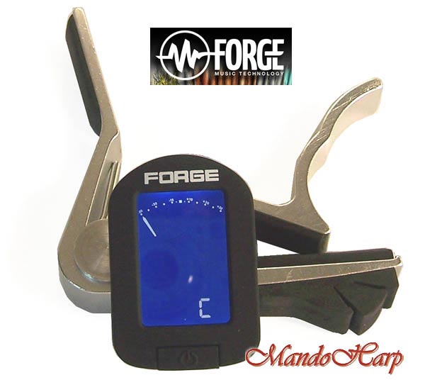 MandoHarp - Forge AE7D/SL-A Multifunction Capo/Chromatic/Guitar Tuner/Pickholder