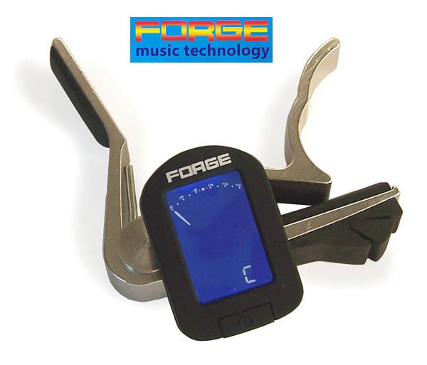 MandoHarp - Forge AE7D/SL-A Multifunction Capo/Chromatic/Guitar Tuner/Pickholder
