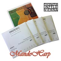 MandoHarp - Acoustic Bass Strings - Thomastik-Infeld AB344 Medium Phosphor Bronze Round Wound 0.041-0.086