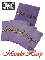 MandoHarp - Viola Strings - Thomastik-Infeld Alphayue AL200 Medium Chrome and Monel Wound