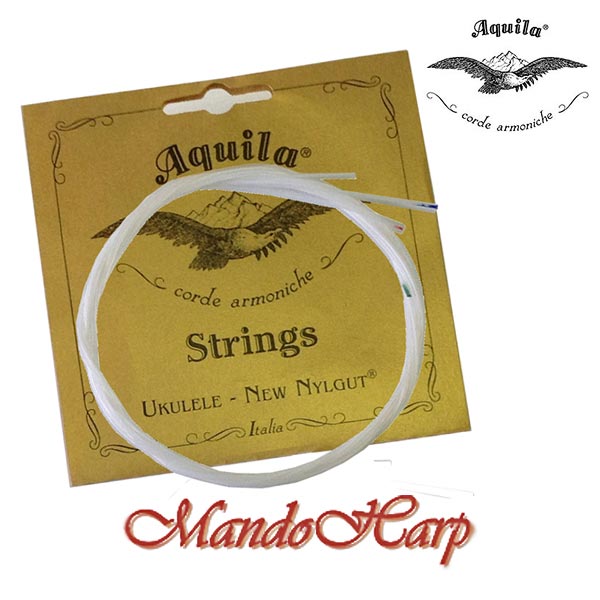 MandoHarp - Ukulele Strings - Aquila 23U Baritone, GCEA, High G, New Nylgut�