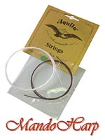 MandoHarp - Ukulele Strings - Aquila 28U Banjo Ukulele, GCEA, High G, New Nylgut�, Red Series� C