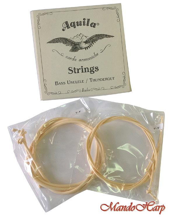 MandoHarp - Bass Ukulele Strings - Aquila 68U, EADG, Thundergut�