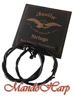 MandoHarp - Bass Ukulele Strings - Aquila 140U, EADG, Thunderblack®