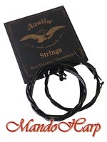 MandoHarp - Bass Ukulele Strings - Aquila 140U, EADG, Thunderblack®