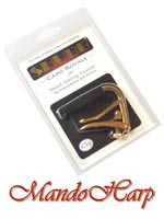 MandoHarp - Shubb Capo Royale - C1g for Steel String Guitar - Gold PVD Finish