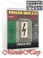 MandoHarp - Thomastik-Infeld PB110 Power-Brights Electric Guitar Strings - Medium Light 0.010-0.045