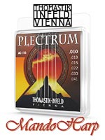 MandoHarp - Thomastik-Infeld AC110 Plectrum Acoustic Guitar Strings - Extra Light 0.010-0.041
