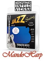 MandoHarp - Thomastik-Infeld JS113 Jazz Swing Electric Guitar Strings - Medium 0.013-0.053