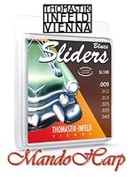 MandoHarp - Thomastik-Infeld SL109 Blues Sliders Electric Guitar Strings - Light 0.009-0.043