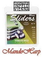 MandoHarp - Thomastik-Infeld SL109 Blues Sliders Electric Guitar Strings - Light 0.009-0.043