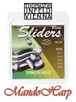 MandoHarp - Thomastik-Infeld SL110 Blues Sliders Electric Guitar Strings - Medium Light 0.010-0.048