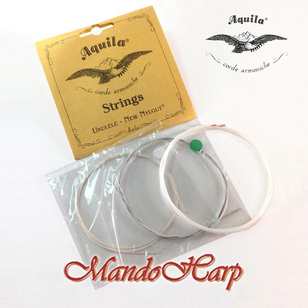 MandoHarp - Ukulele Strings - Aquila 24U Baritone 6-String, DGgBee, New Nylgut�