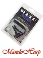 MandoHarp - Shubb Capo Noir - C1k for Steel String Guitar - Black Chrome