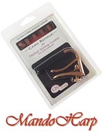 MandoHarp - Shubb Capo Royale - C2gRose for Nylon String Guitar - Rose Gold PVD Finish