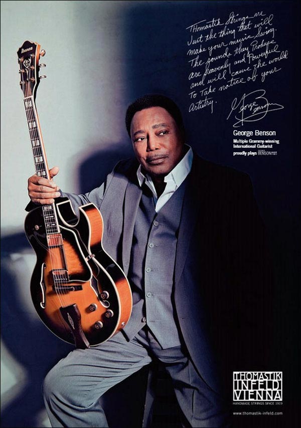 MandoHarp - Thomastik-Infeld GB112 George Benson Jazz Guitar Strings - Flat Wound, Medium Light 0.012-0.053