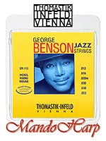 MandoHarp - Thomastik-Infeld GR112 George Benson Jazz Guitar Strings - Round Wound, Medium Light 0.012-0.053