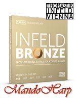 MandoHarp - Thomastik-Infeld IBR112T Infeld Bronze Acoustic Guitar Strings - 0.012-0.053