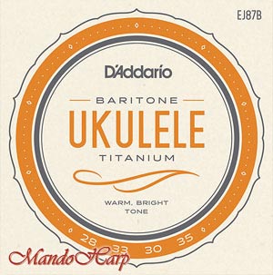 MandoHarp - D'Addario EJ87B Baritione Ukulele Strings