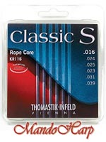 MandoHarp - Thomastik-Infeld KR116 Classic S Rope-Core Flat-Wound Guitar Strings - Light 016-039