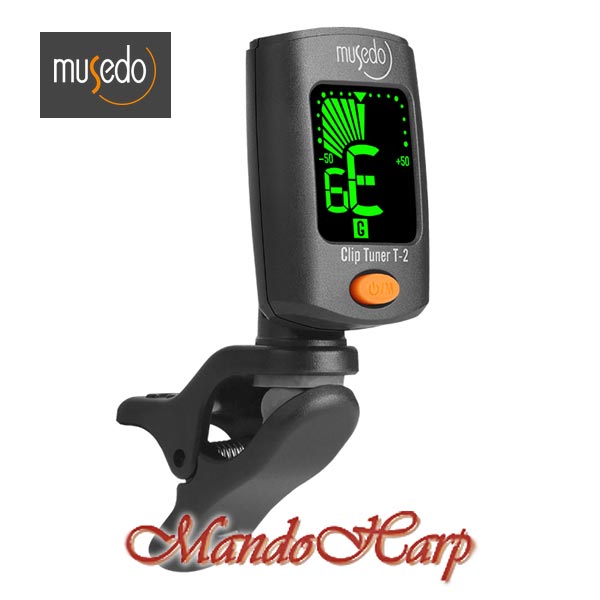Musedo T2 Clip-On Chromatic/Guitar/Bass/Uke Tuner