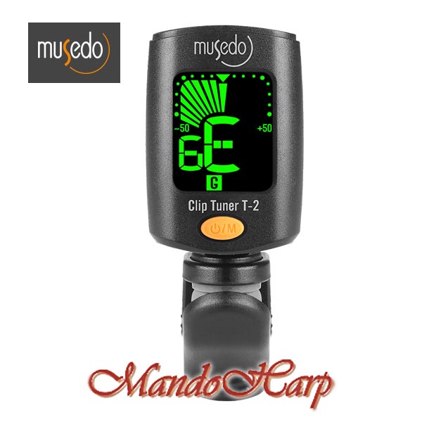 Musedo T2 Clip-On Chromatic/Guitar/Bass/Uke Tuner