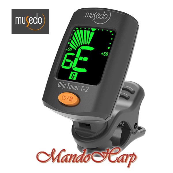 Musedo T2 Clip-On Chromatic/Guitar/Bass/Uke Tuner