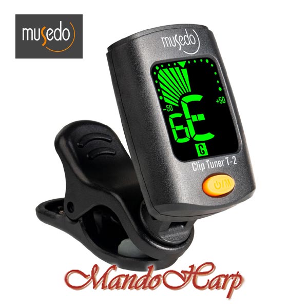 Musedo T2 Clip-On Chromatic/Guitar/Bass/Uke Tuner
