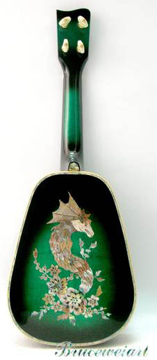MandoHarp - 'Green Dragons' Concert Ukulele