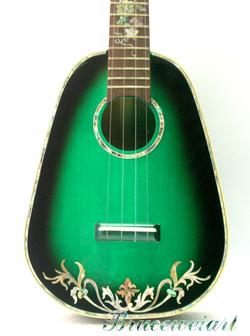 MandoHarp - 'Green Dragons' Concert Ukulele