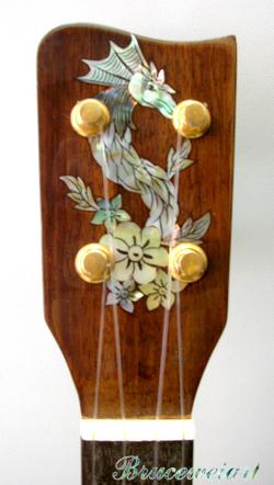 MandoHarp - 'Green Dragons' Concert Ukulele