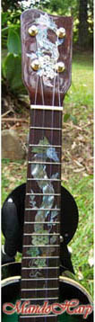 MandoHarp - 'Green Dragons' Concert Ukulele