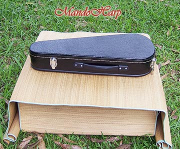 MandoHarp - 'Bird Dancer' Inlaid Concert Ukulele