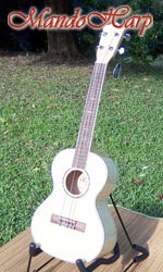 MandoHarp - Genuine Lanikai LFM-T Flame Maple Tenor Ukulele