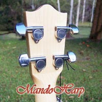 MandoHarp - Genuine Lanikai LFM-T Flame Maple Tenor Ukulele
